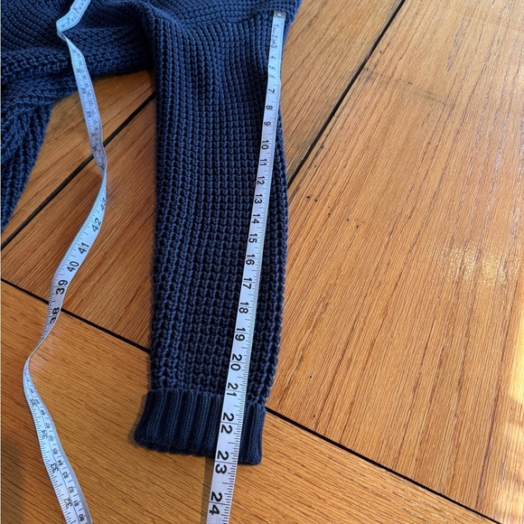 Michael Michael Kors Women’s Navy Open Front Knit Cardigan – Size Large - Picture 4 of 6